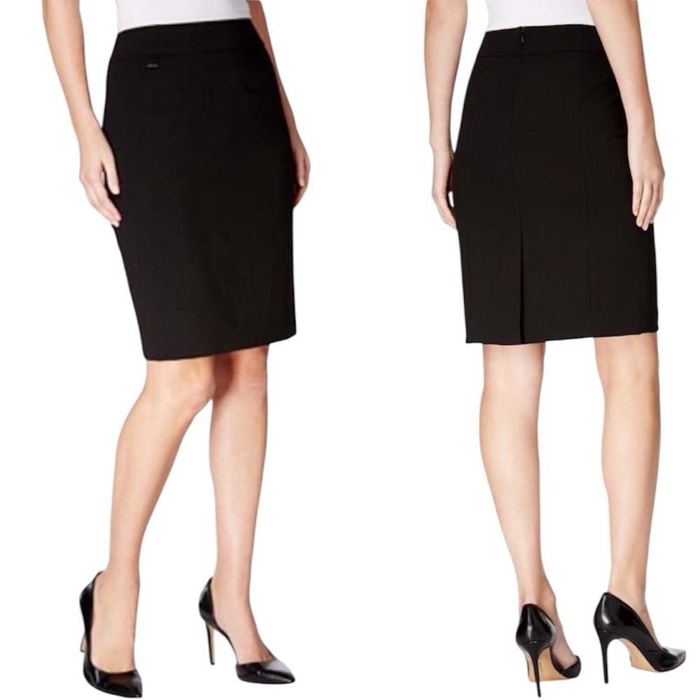 Calvin Klein Black Pencil Skirt Size 14
